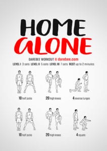 Home alone workout Darebee